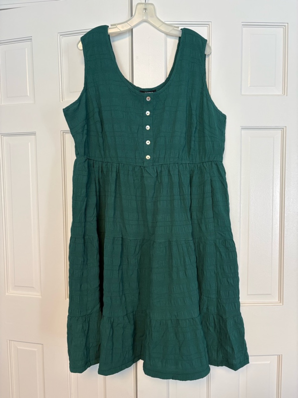 BloomChic Green Sleeveless Ruffle MIDI Dress Size 18/20 M2